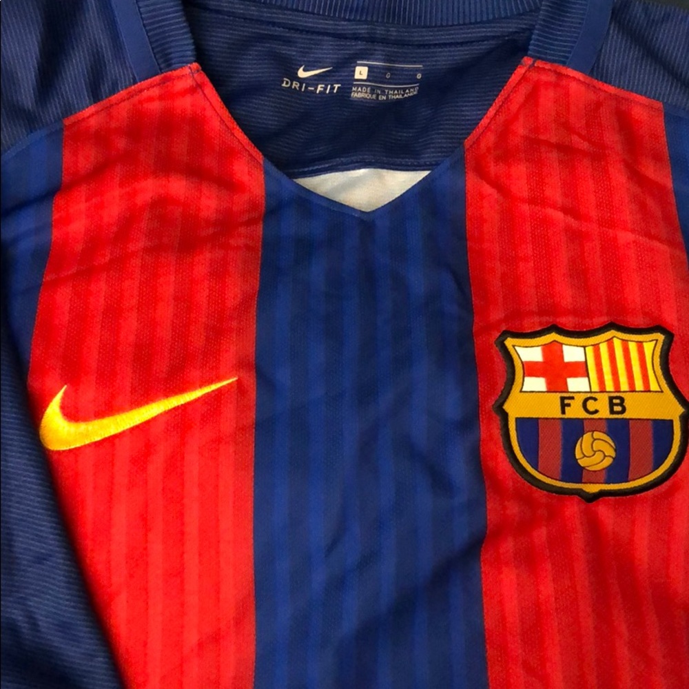 Dri-fit FC Barca Jersey.